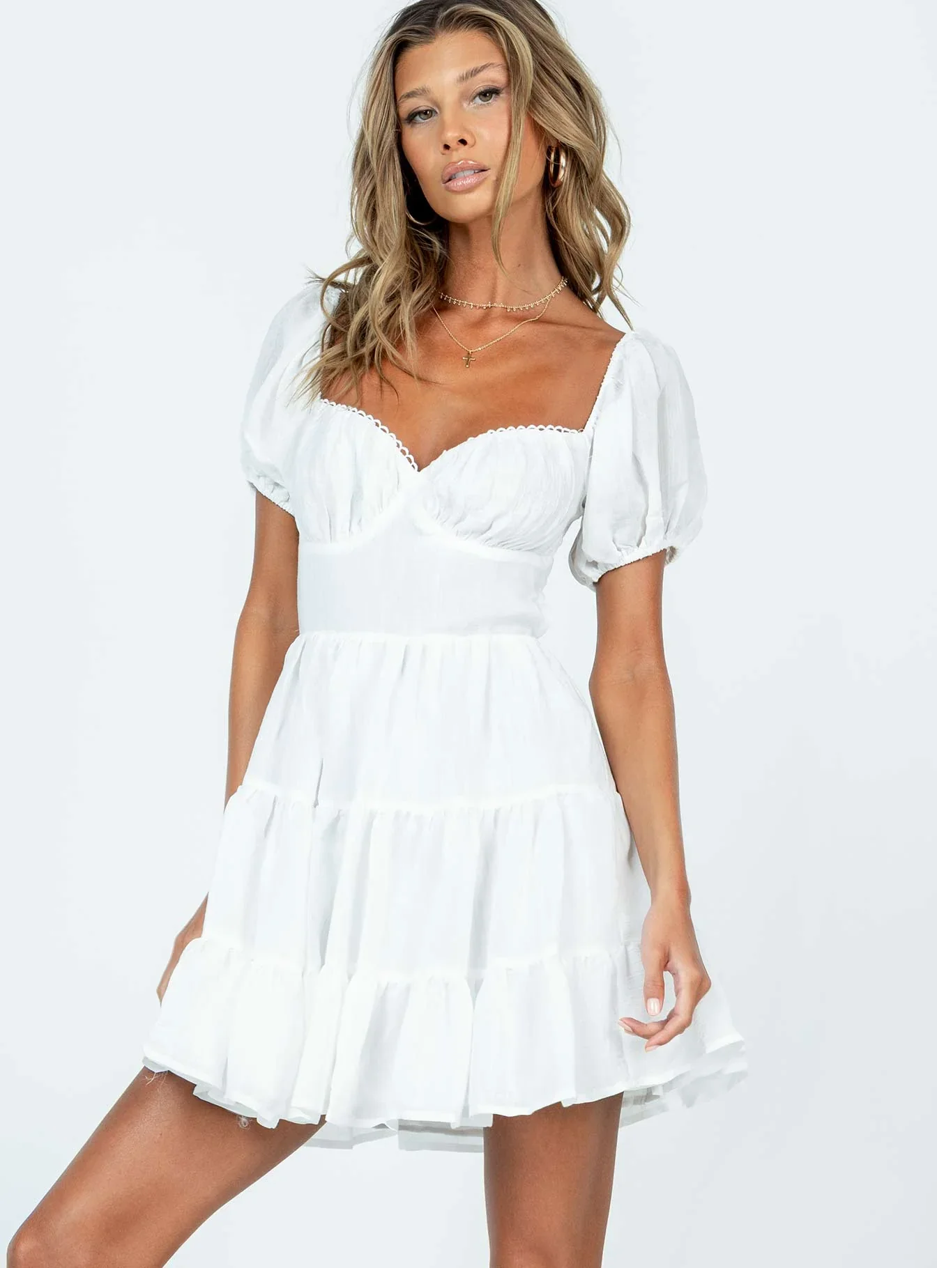 Danny Mini Dress White