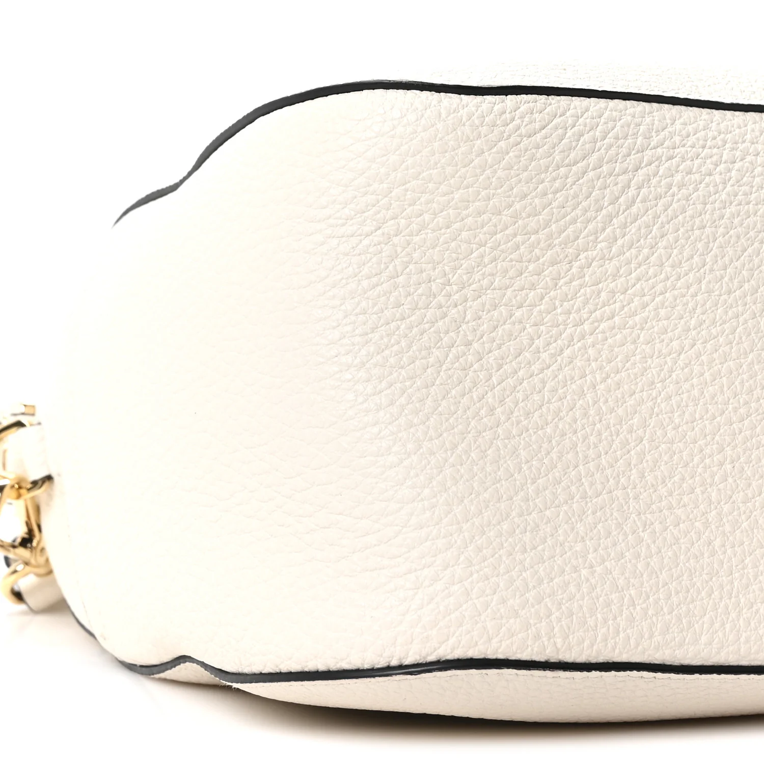 Vitello Daino Small Shoulder Bag White