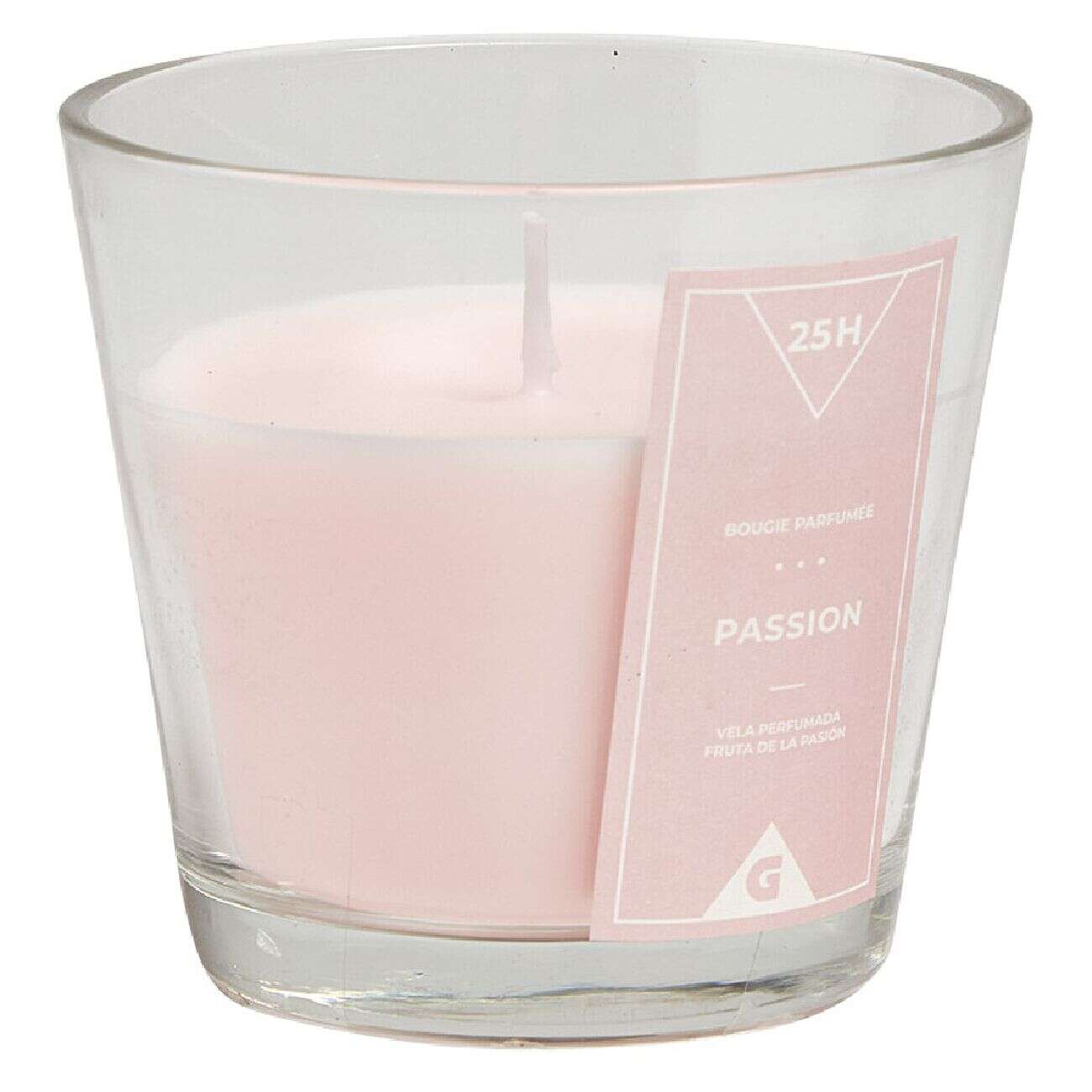 Bougie parfumée dans verre senteur passion