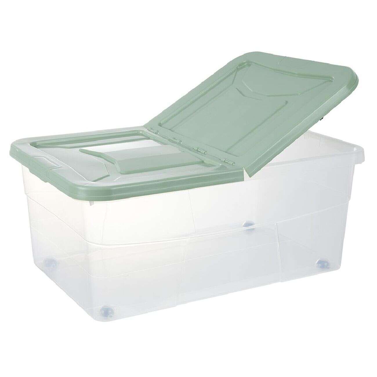 Box dessous de lit vert 45L
