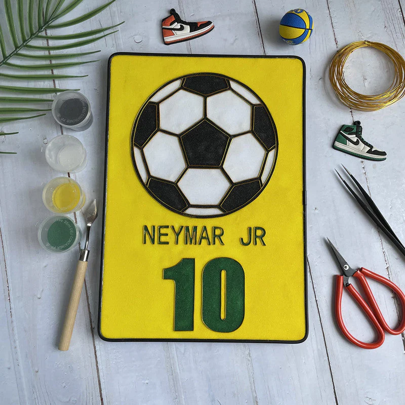 Football,Beginner Cloisonné Enamel DIY Kit, with Tutorial& All Tools