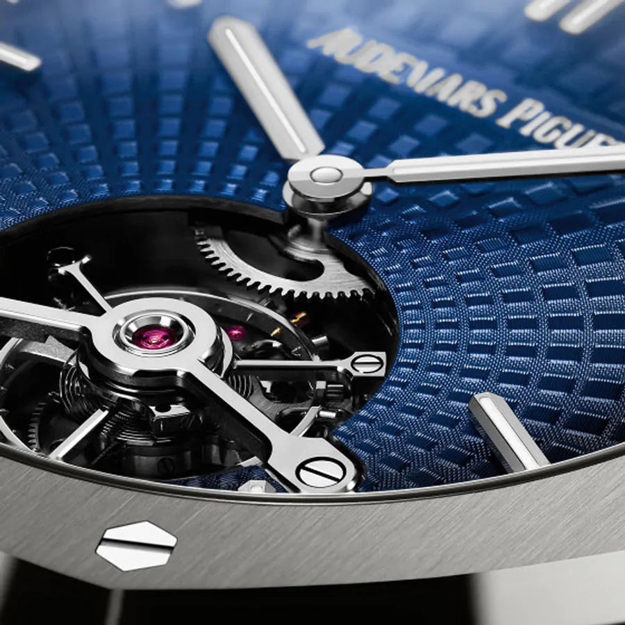 [Super Clone]Audemars piguet Royal Oak Selfwinding Tourbillon 41MM Blue Dial Watch