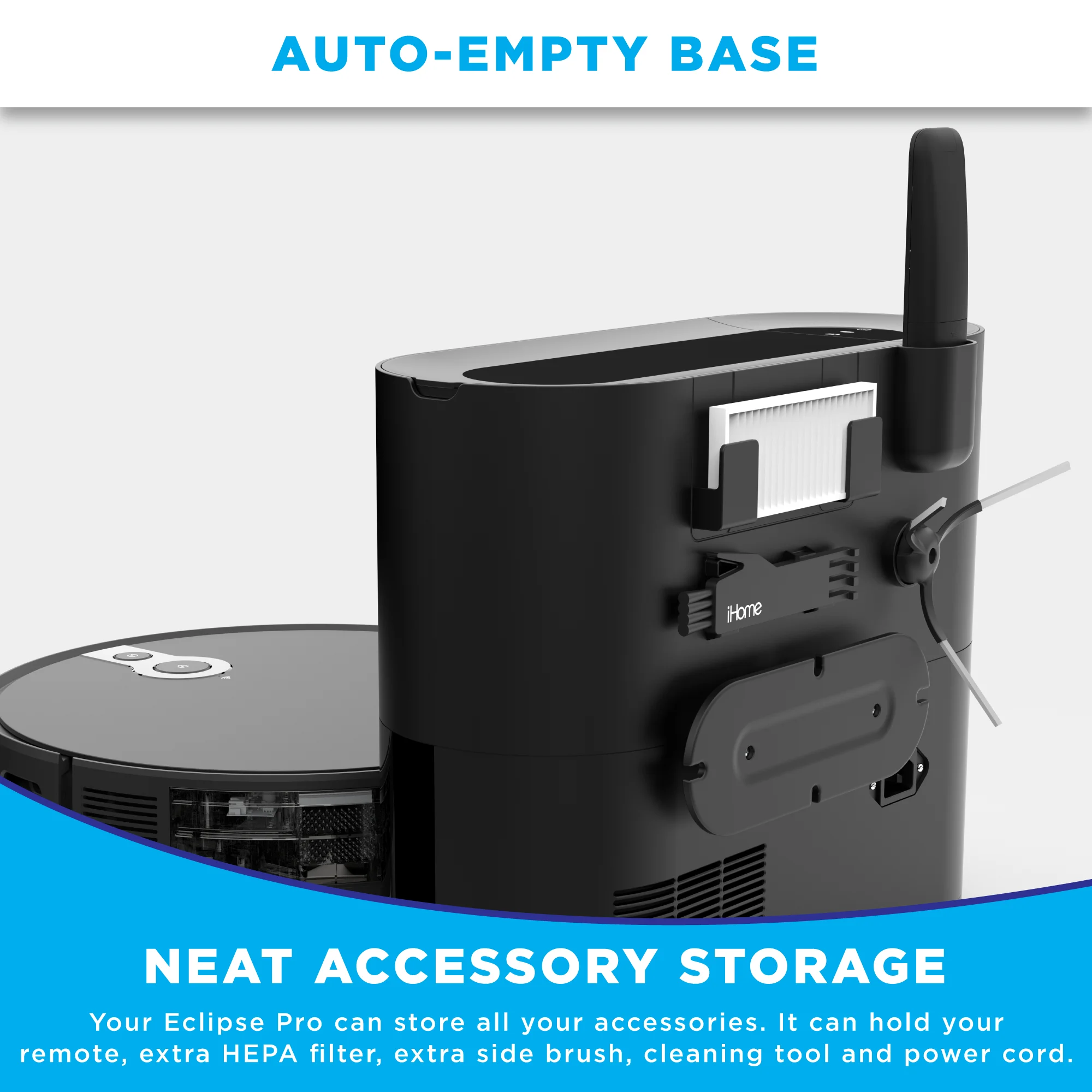 AutoVac Eclipse Pro 3-in-1 Robot Vacuum and Vibrating Mop, Homemap Navigation - Image 9