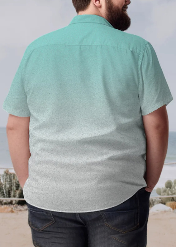 Chemise hawaïenne décontractée à manches courtes pour homme, grandes tailles, modèle 002