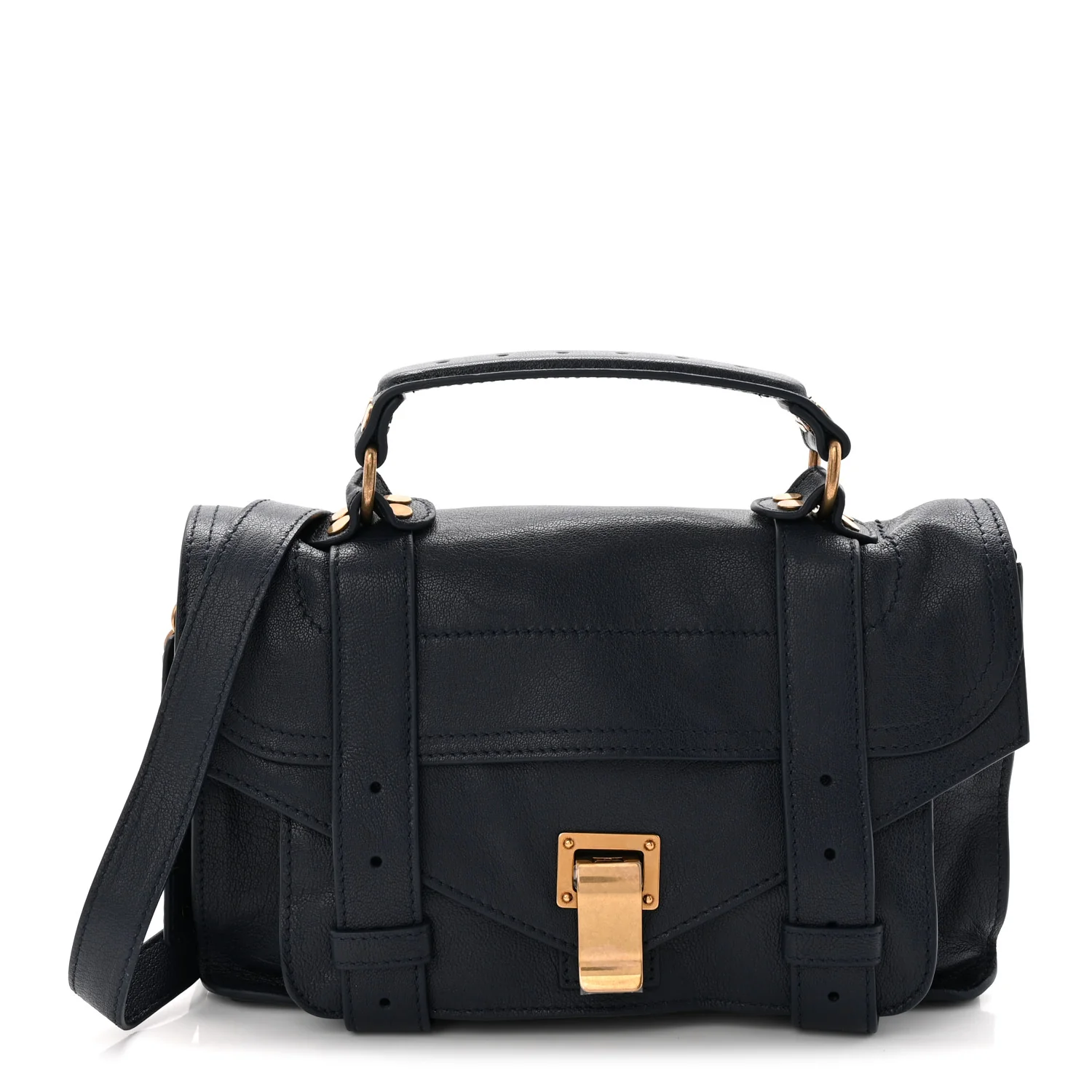 Lambskin Tiny PS1 Satchel Midnight