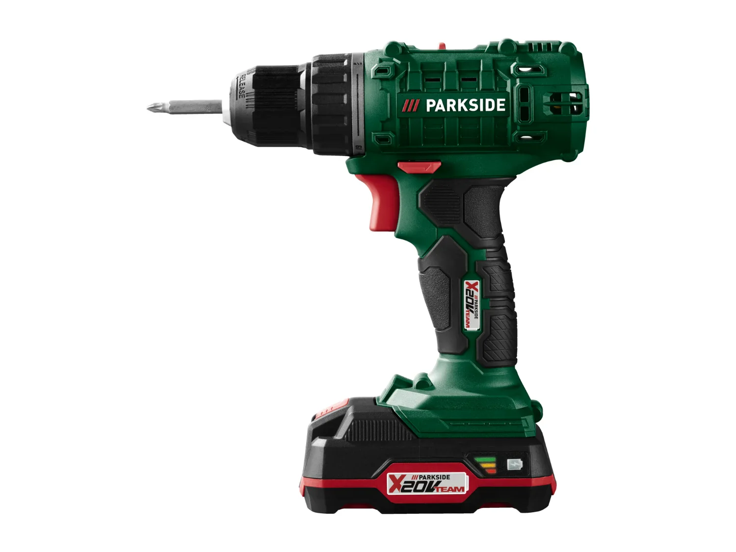 PARKSIDE Set perceuse-visseuse sans fil PBSSA 20-Li A1 + batterie + chargeur, 20 V