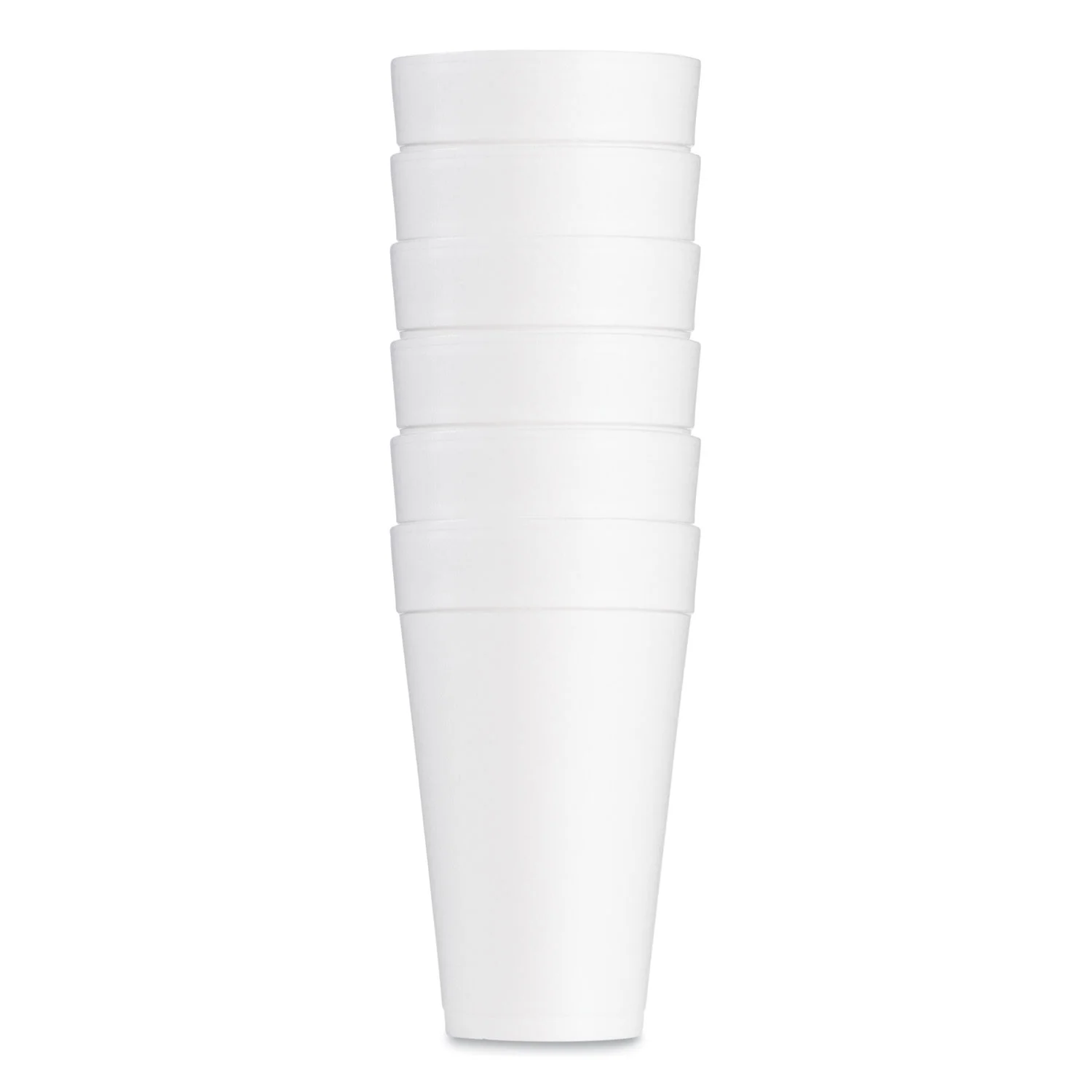 Dart Foam Drink Cups, 32 oz, White, 25/Bag, 20 Bags/Carton - DCC32TJ32