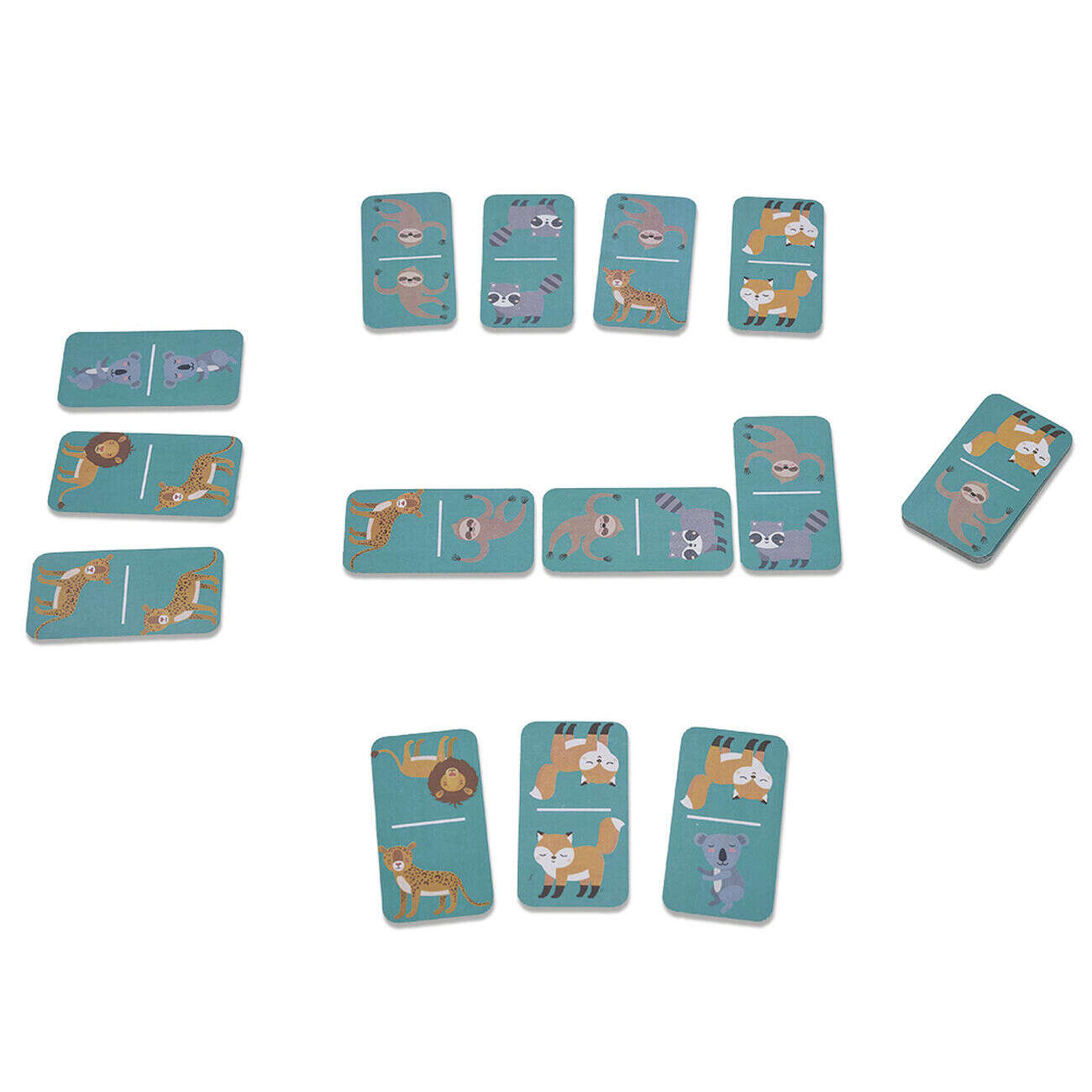 Les jeux des Petits Génies 4 plateaux en bois