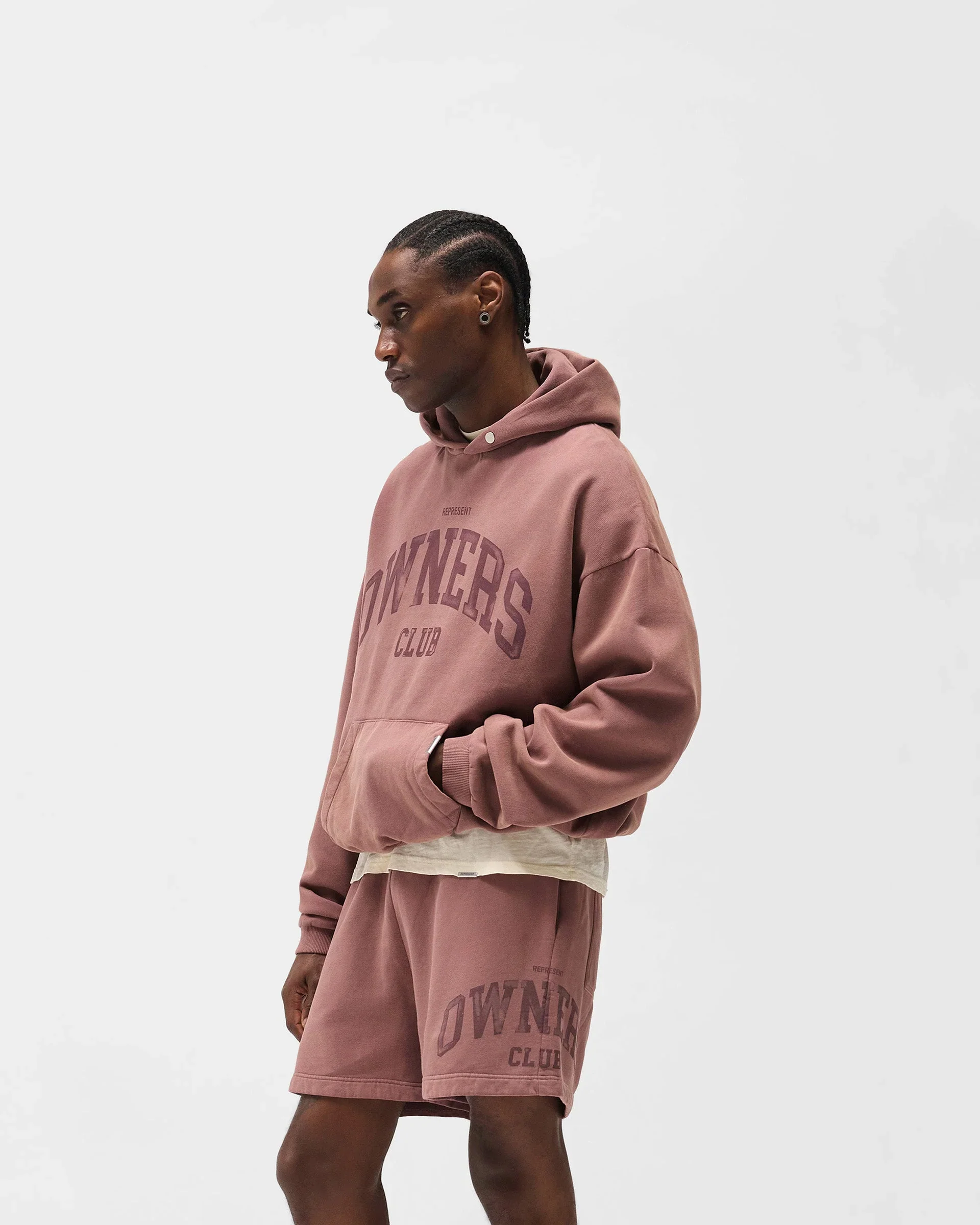Represent Owners Club Hoodie - Smoked Rose