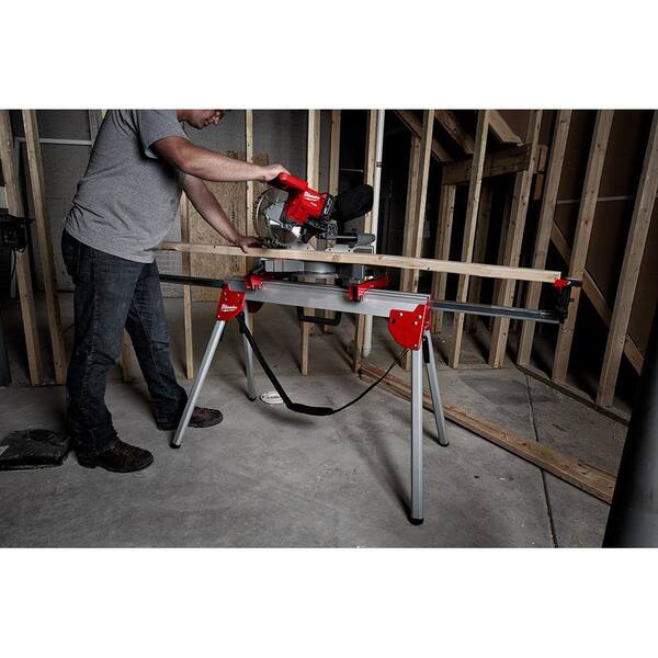 M18 FUEL 18V Lithium Ion Brushless Cordless 10 in Dual Bevel Sliding Compound Miter Saw with Stand (Tool Only) Image 3