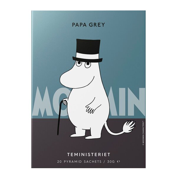 Mummi pyramidepose Mummipappa Grey svart te appelsin 20 stk