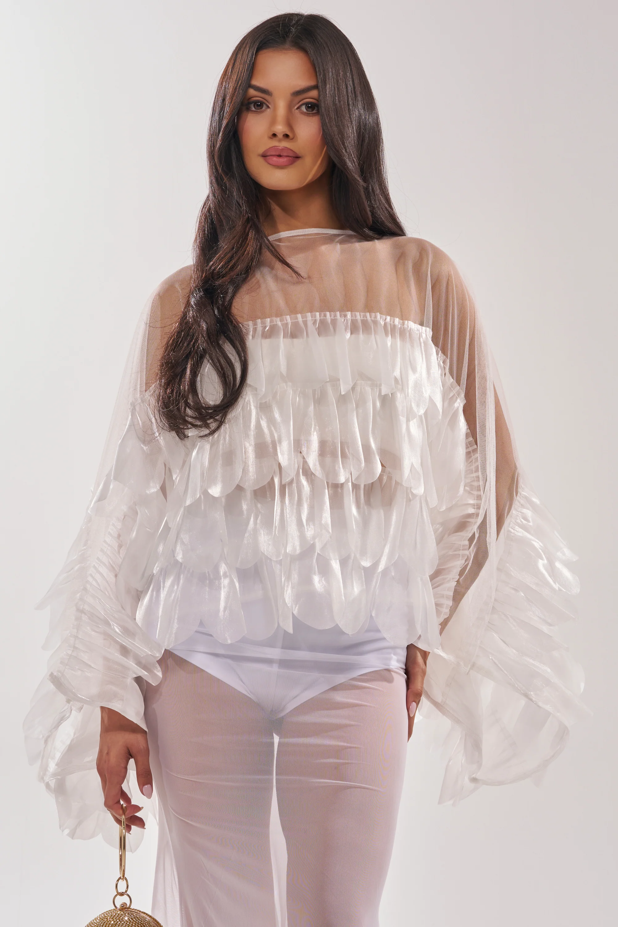 RUFFLE CITY BLOUSE - Akira Store