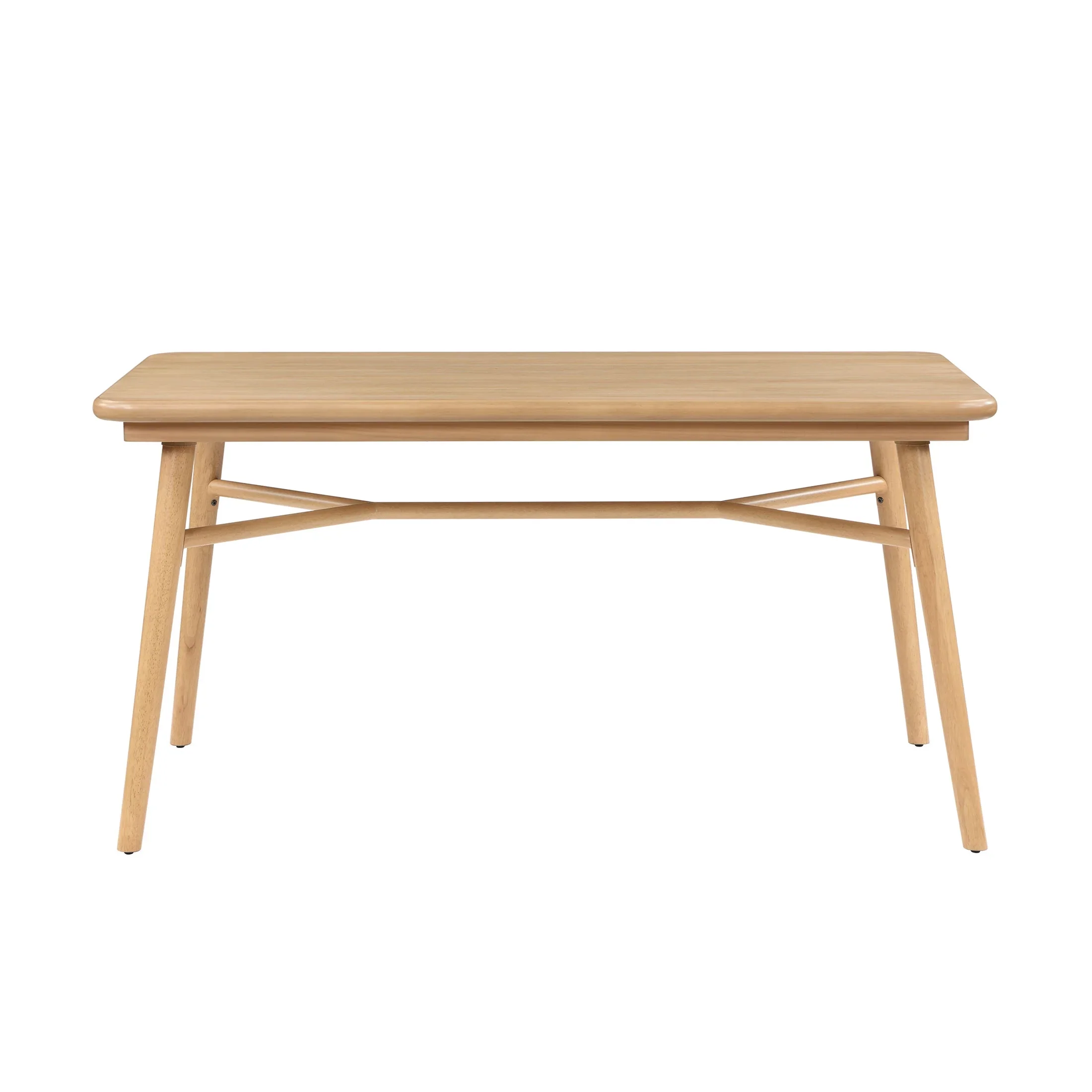 Better Homes & Gardens Springwood 59.5 Rectangle Dining Table, Natural Wood