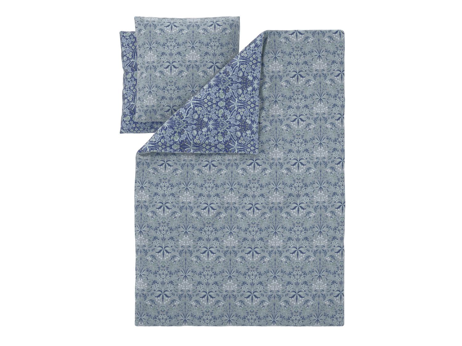 LIVARNO Parure de lit en satin de microfibre / Parure de lit rversible en satin de microfibre, 260 x 240 cm