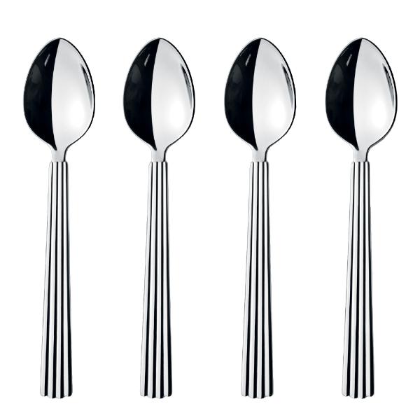 Bernadotte kaffeskje 4 stk blank