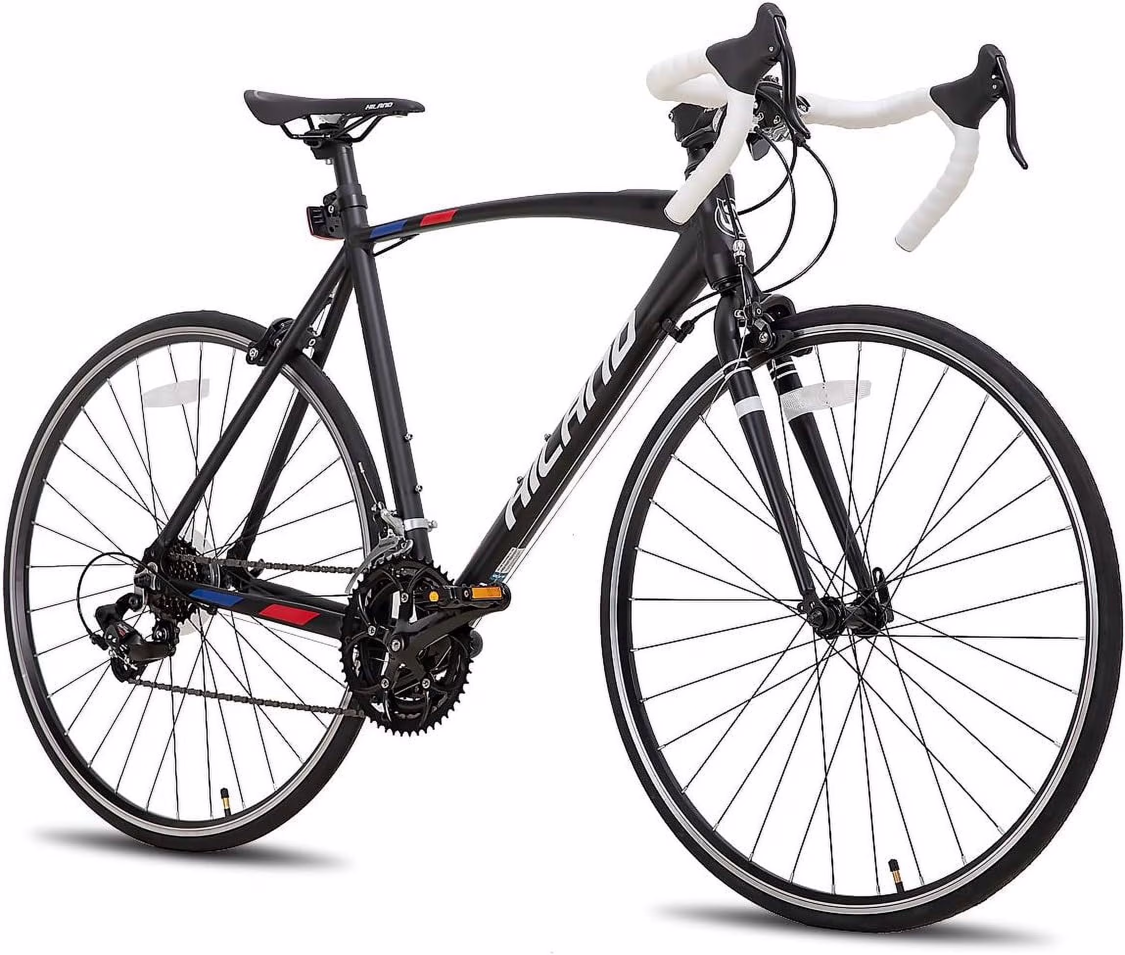 Hiland Road Bike, Shimano 14 Speeds, Light Weight Aluminum Frame, 700C Racing Bike for Men