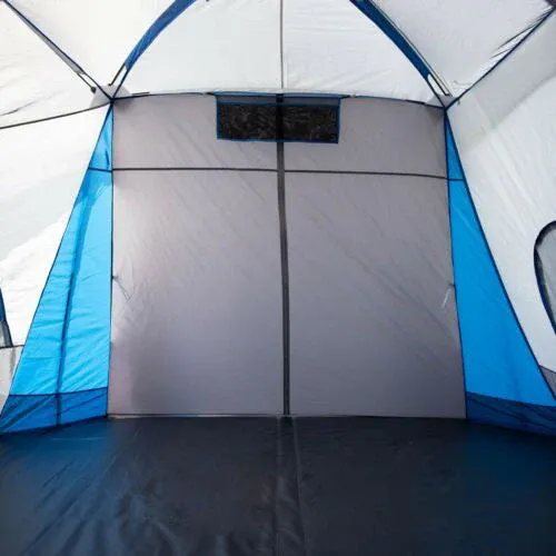 Tente familiale cabane de 16 personnes avec 3 pièces et 3 entrées