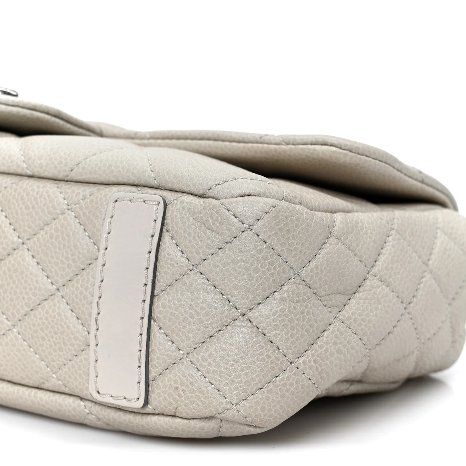 Caviar Quilted Coco Casual Flap Ivory