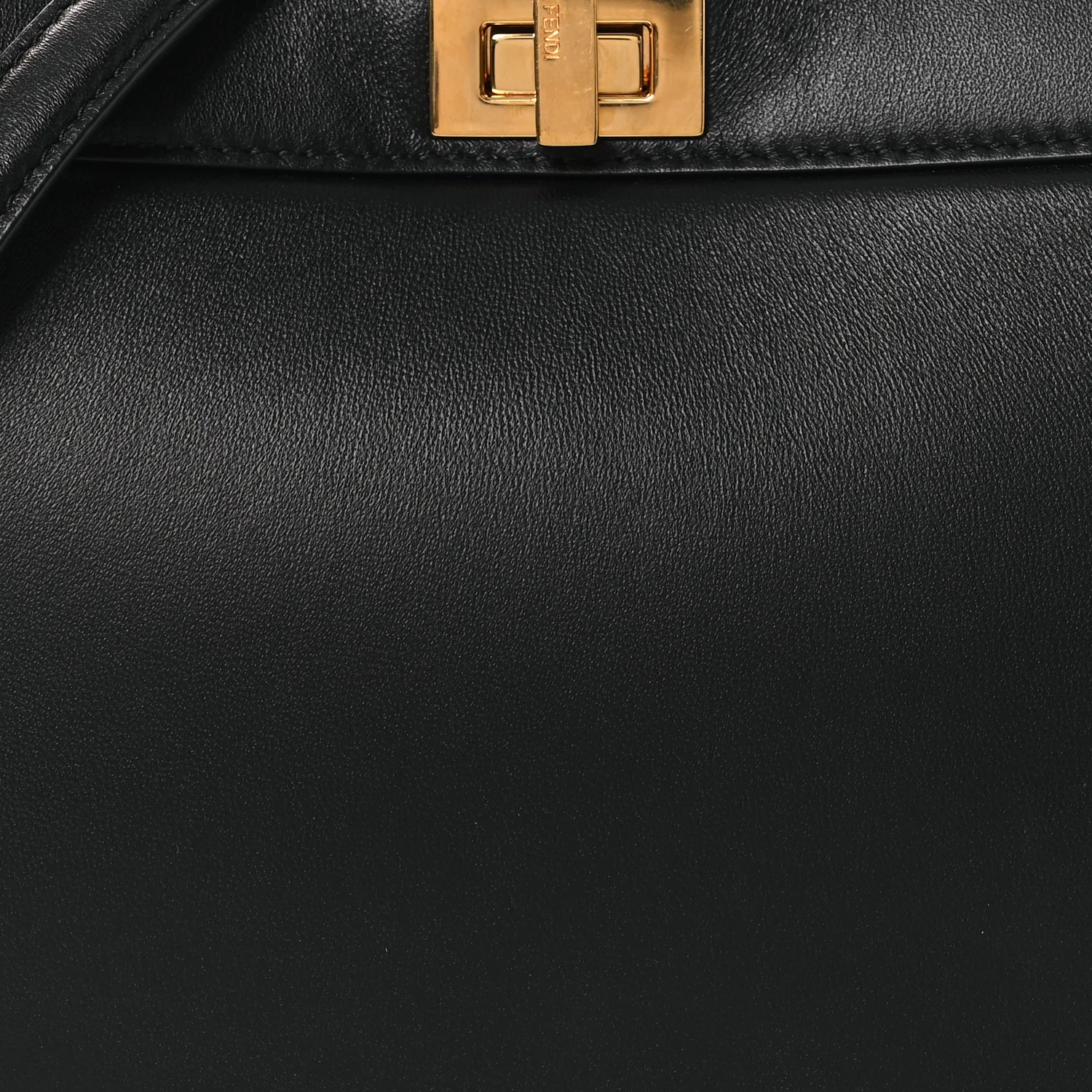 Shiny Nappa Petite Peekaboo I SEE U Satchel Black