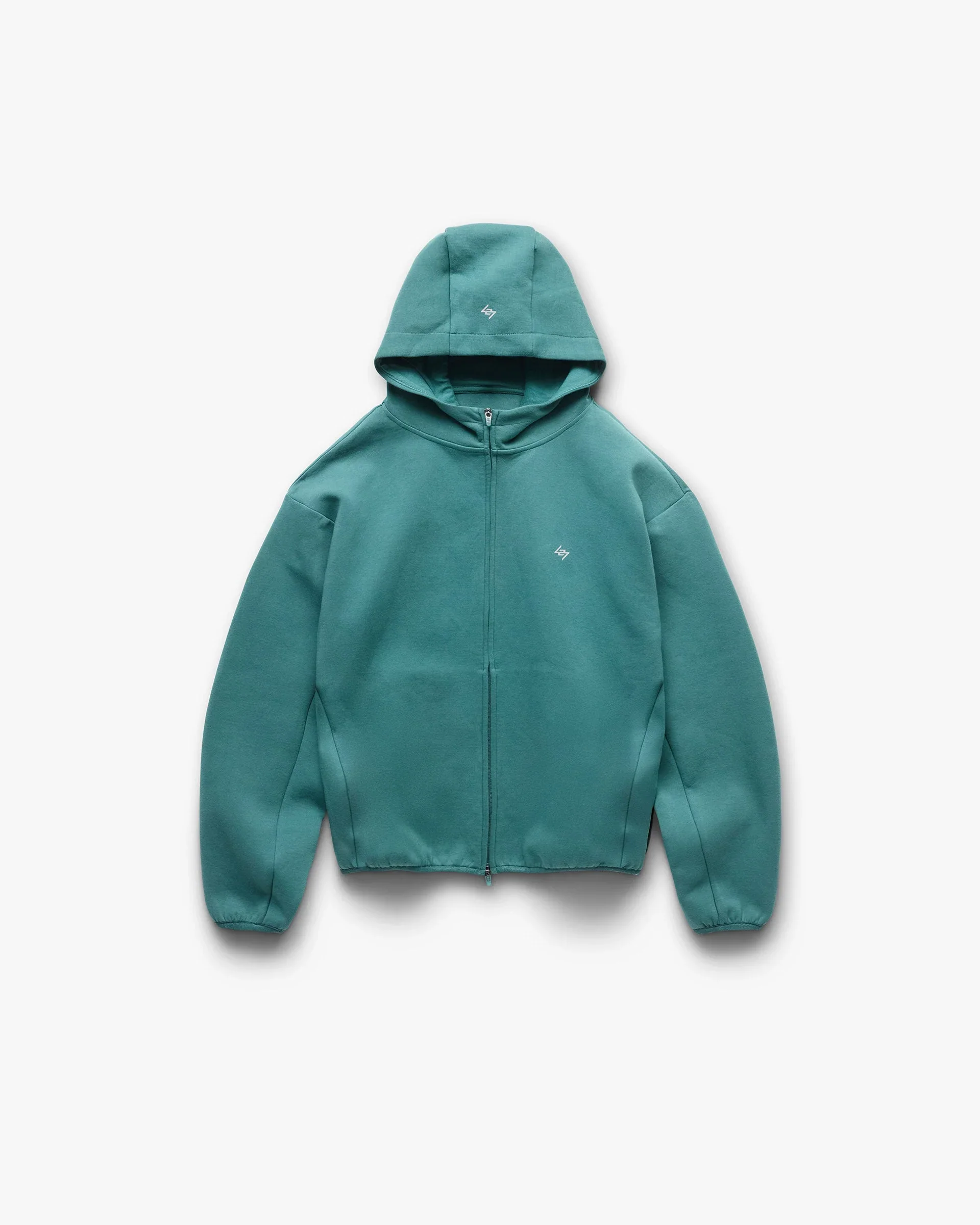 247 Form Zip Hoodie - Teal