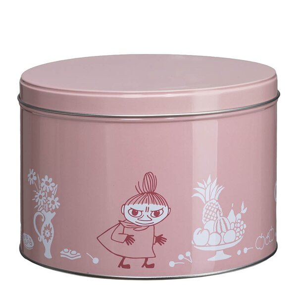 Mummi kakeboks 17x17x12 cm Lille My rosa