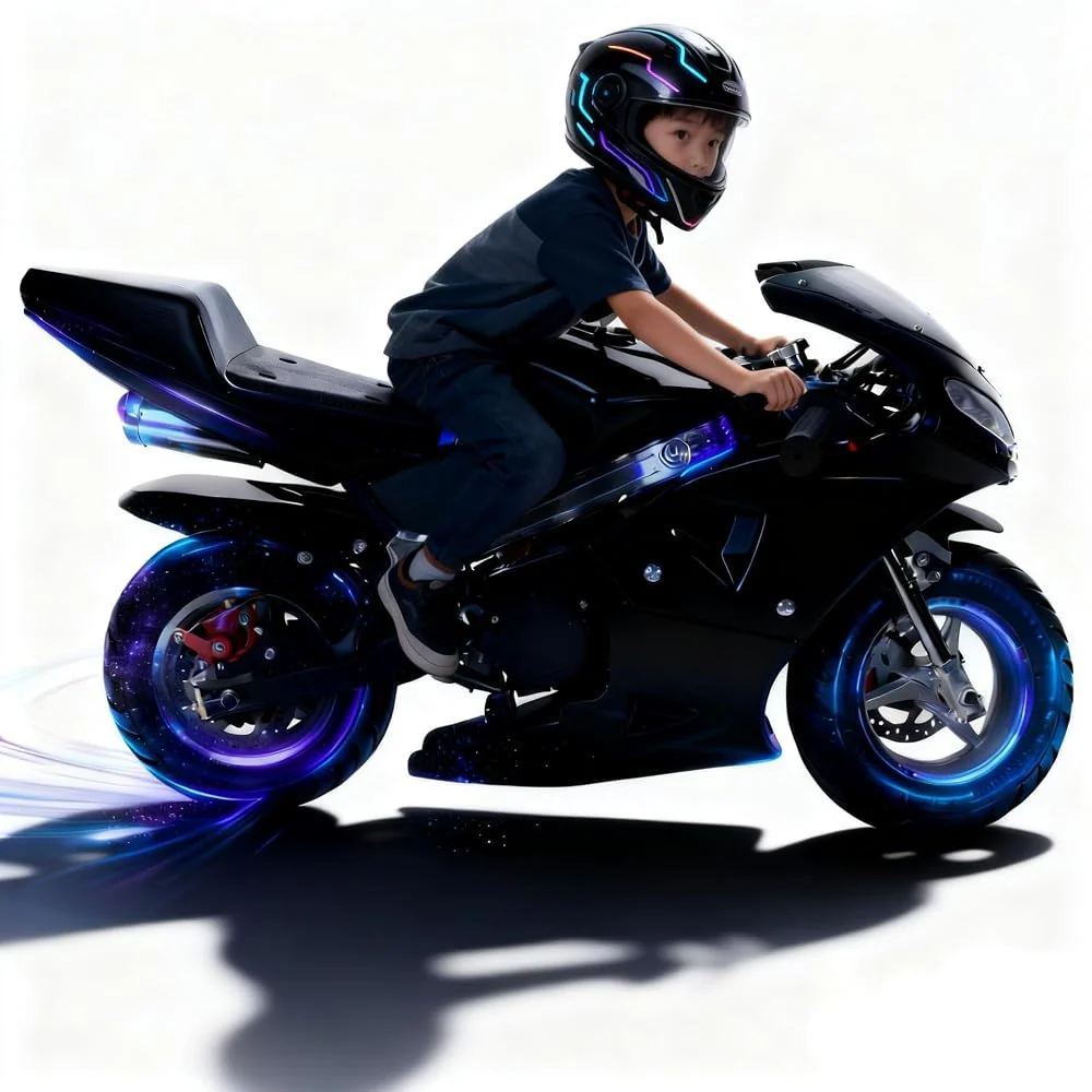 HEVIRGO 50cc Pocket Rocket Bike – 2-Stroke Gas Mini Motorcycle