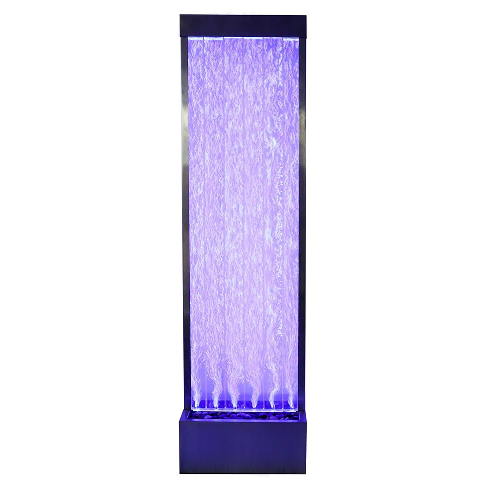 72'' Acrylic Bubble Fountain, Standing Bubble Panel, Color Lights/Remote Ctrl Image 6