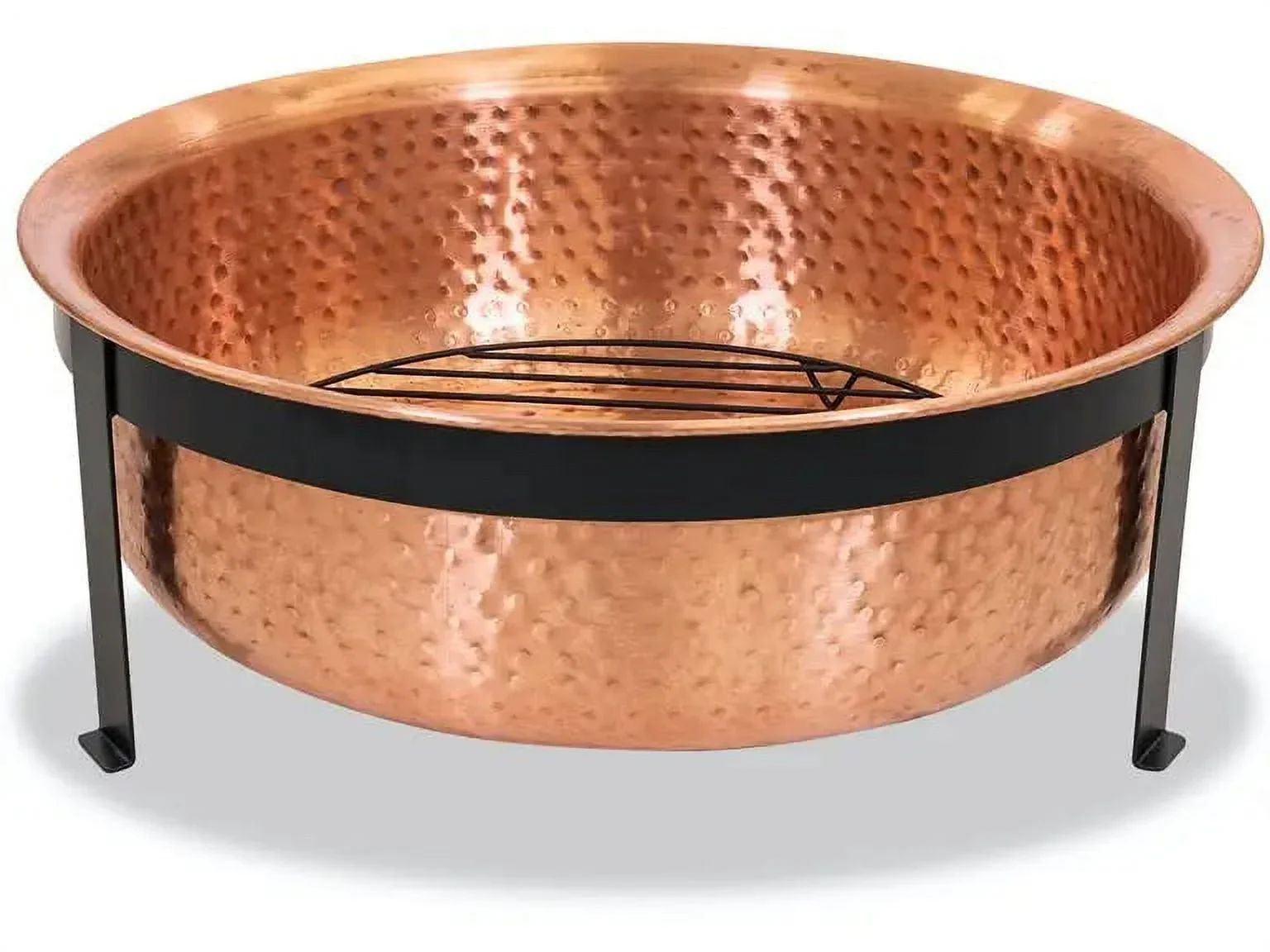 Better Homes & Gardens Wood Burning Copper Fire Pit, 30-inch diameter and 22-inch Height