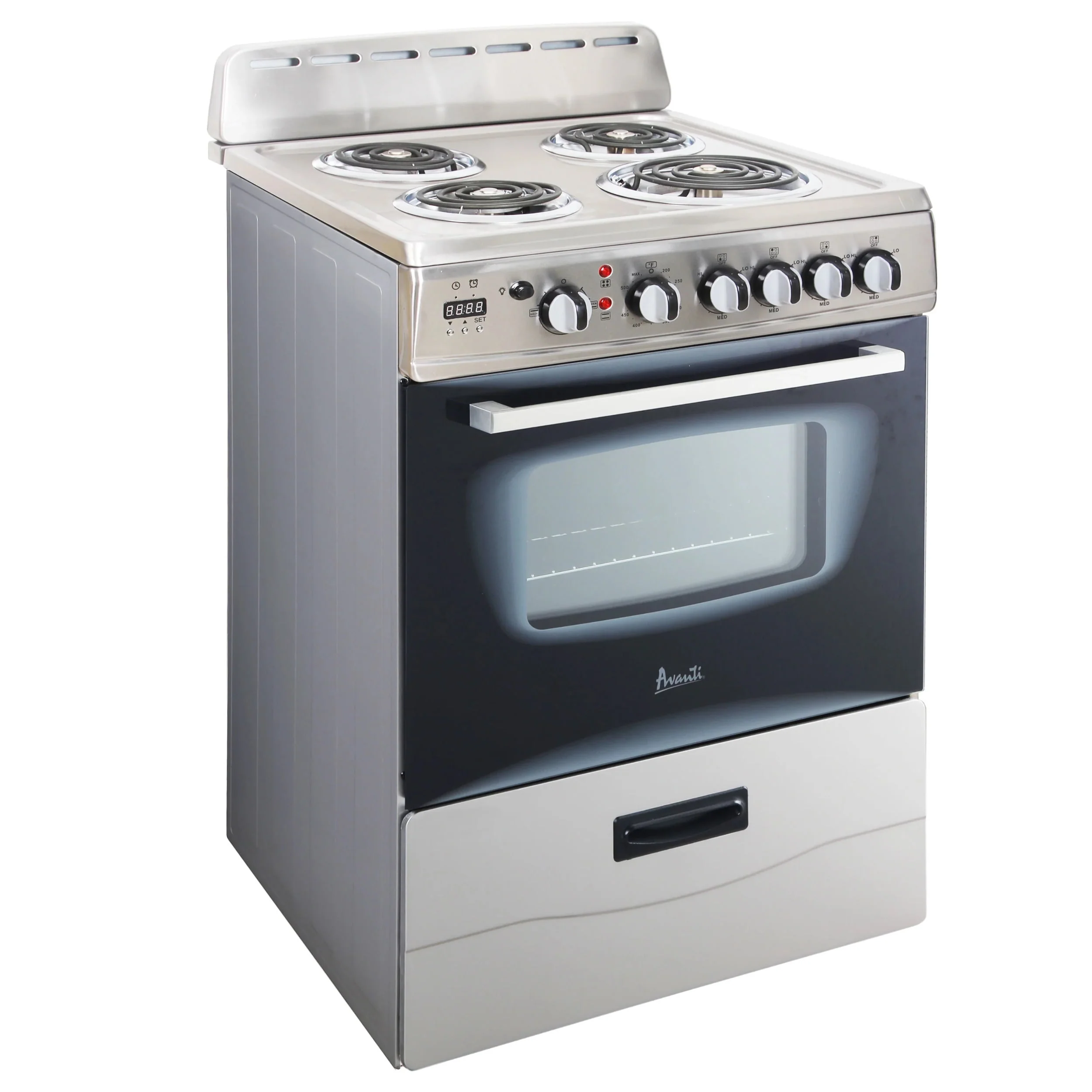 Avanti ERU240P0W 24 in Electric Freestanding Range - White