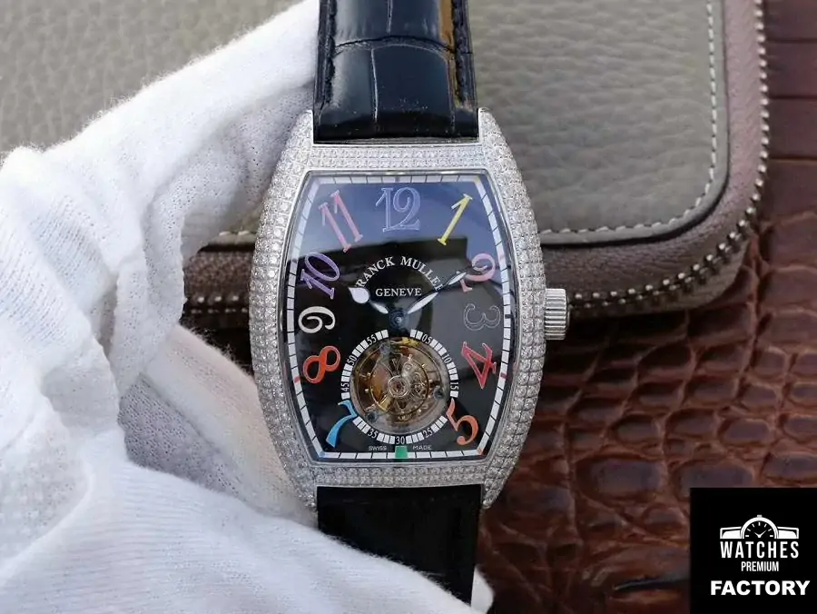 Franck Muller Crazy Color Dreams Tourbillon 8880 Black Dial