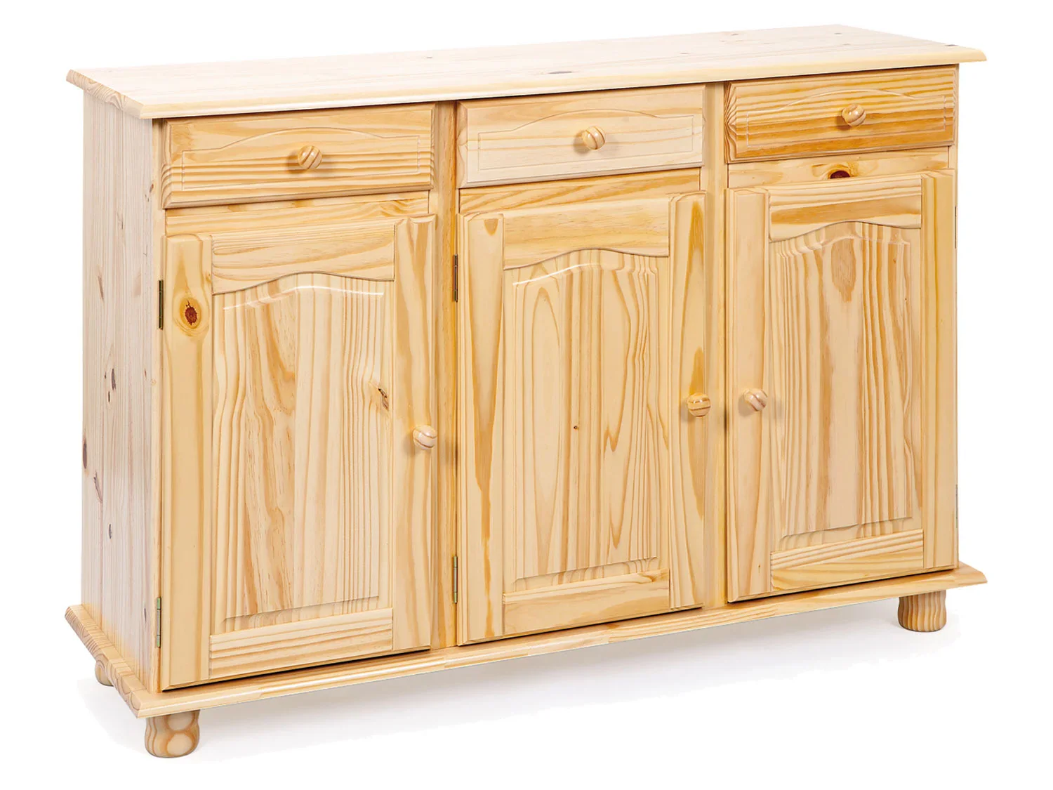 Inter Link Commode de style campagnard en bois massif
