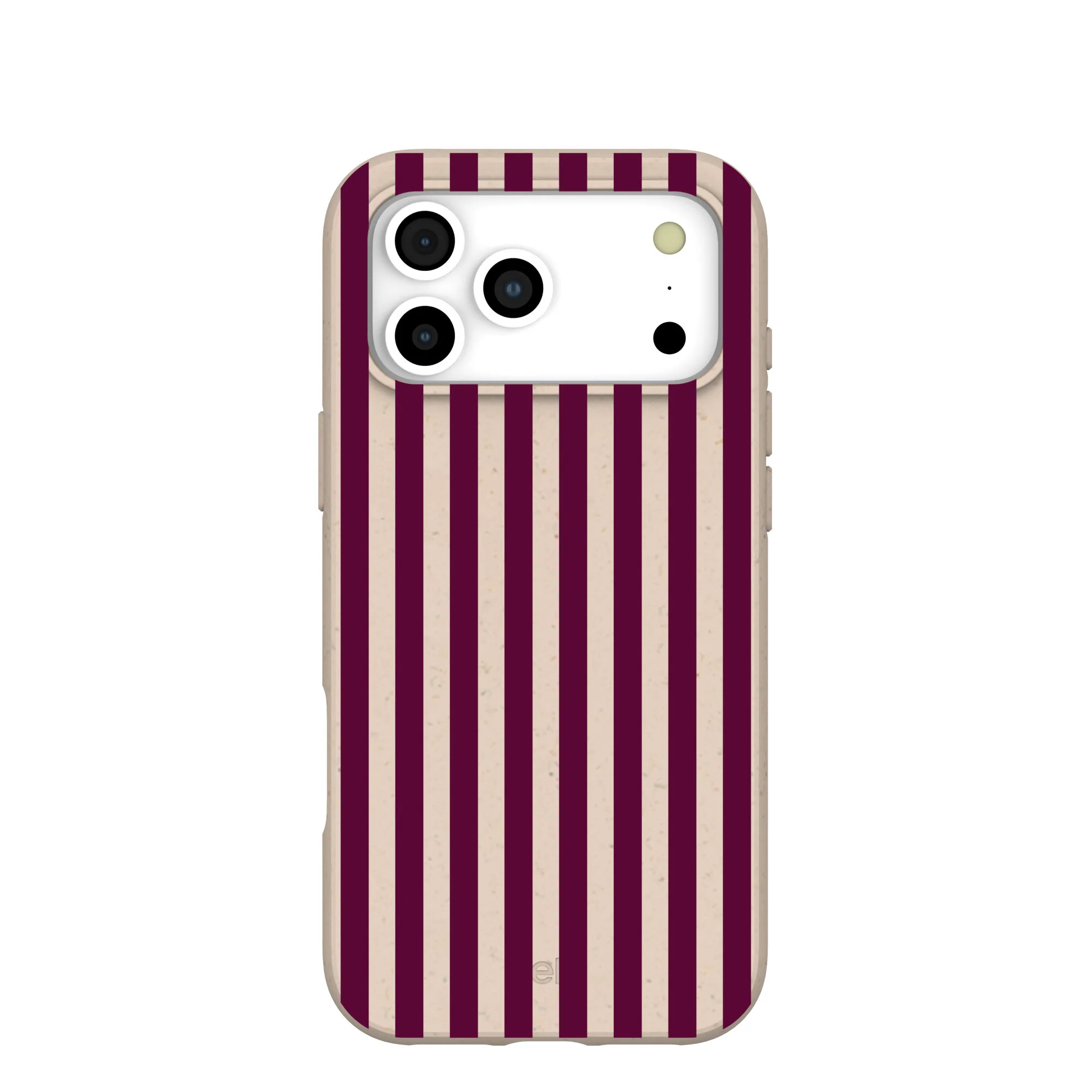 Seashell Small Wine Stripes iPhone 17 Pro Max Case