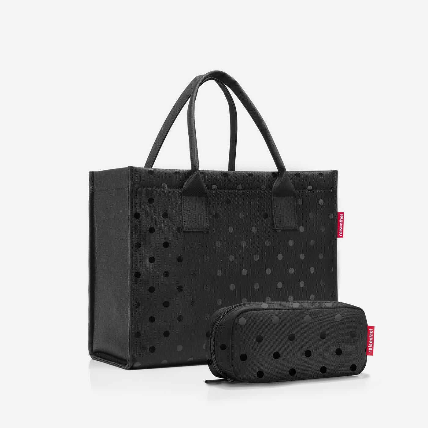daily shopper set #1 glossy dots black