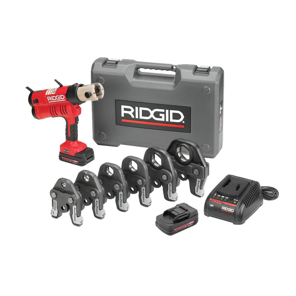 Kit d'outil de presse sans fil 18 V avec mâchoires ProPress (1/2