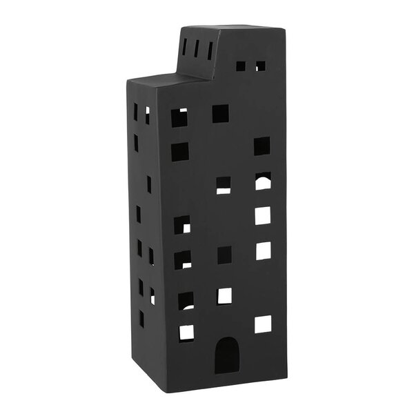 Christmas Chic lyslykt 30,5 cm svart