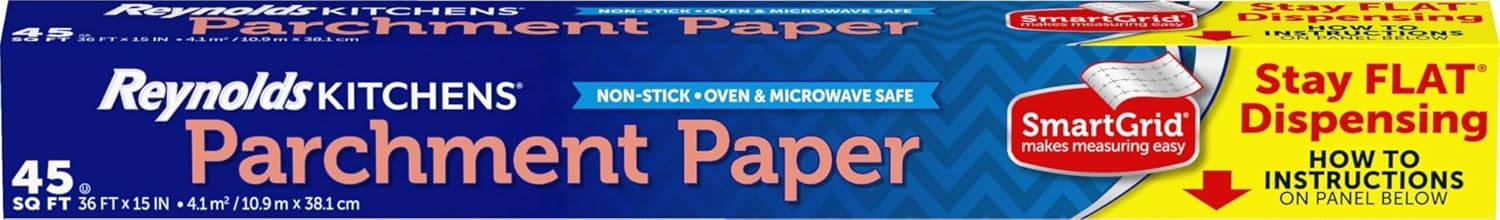 Reynolds Kitchens Unbleached Parchment Paper Roll, 45 sq ft