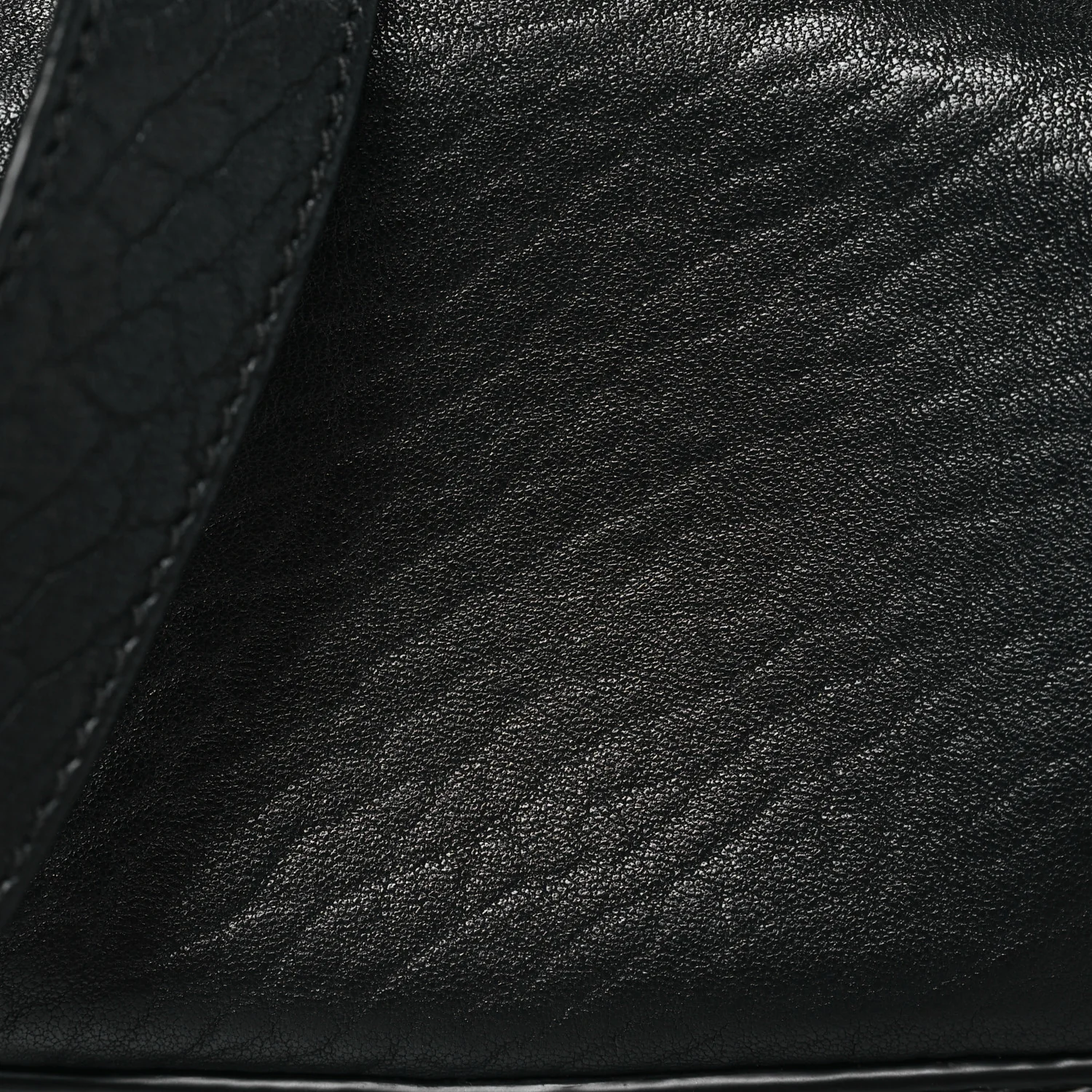 Primal Lambskin Mini Ricco Shoulder Bag Black