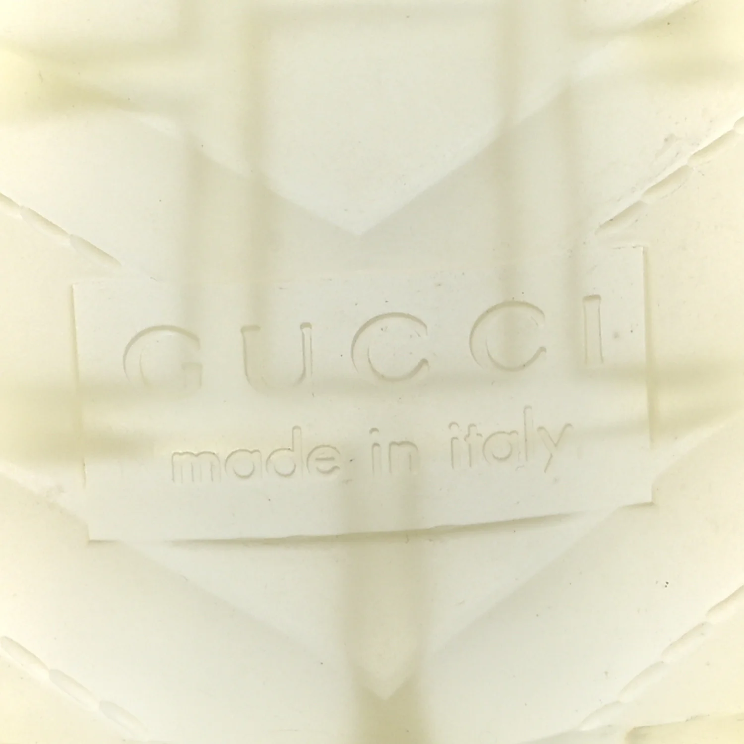 Rubber Gucci Logo Womens Platform 20/60mm Slide Sandals 39 Transparent