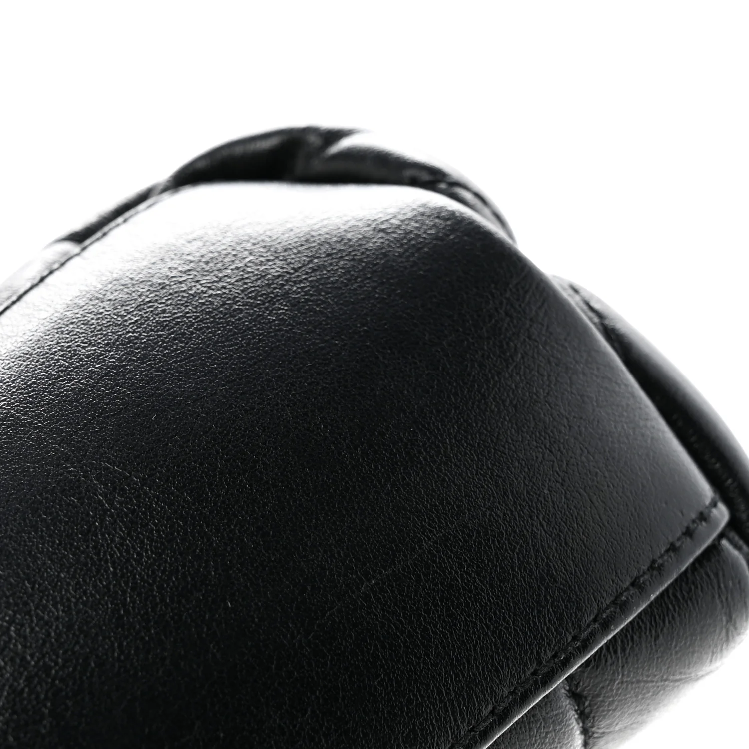 Calfskin Y Quilted Monogram Small Loulou Chain Satchel Black