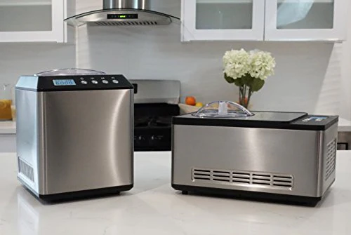 Sorbetière automatique verticale avec compresseur intégré