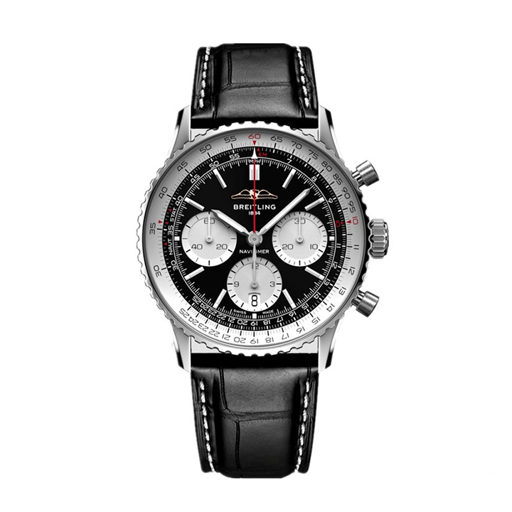[Super Clone]Breitling AB0137211B1P1 Navitimer B01 Black Dial - Νew