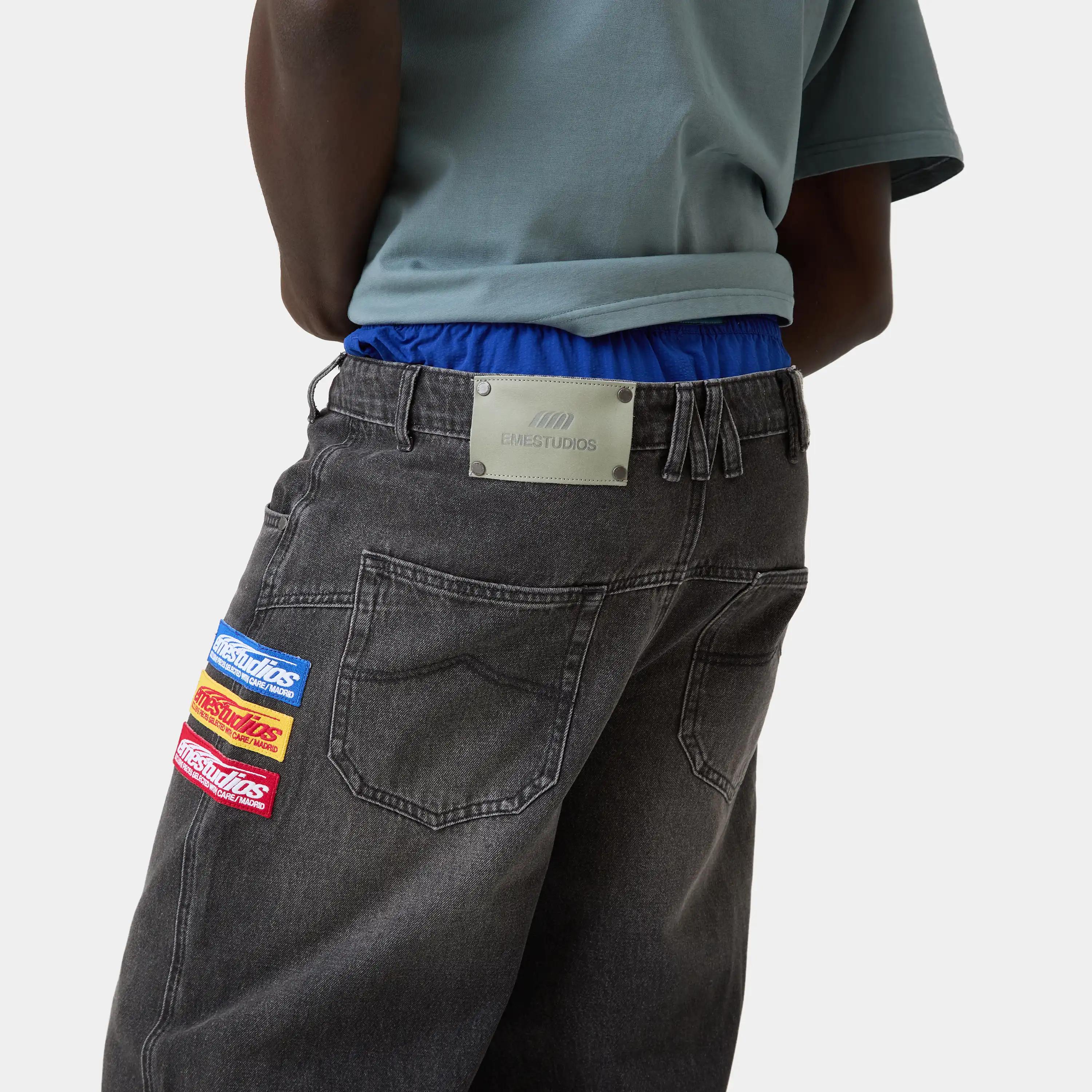 Rough Shadow Denim Pants