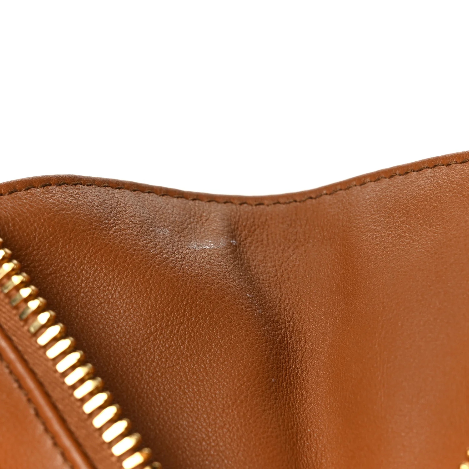 Soft Calf Softy Large Beau Top Handle Bag Cognac