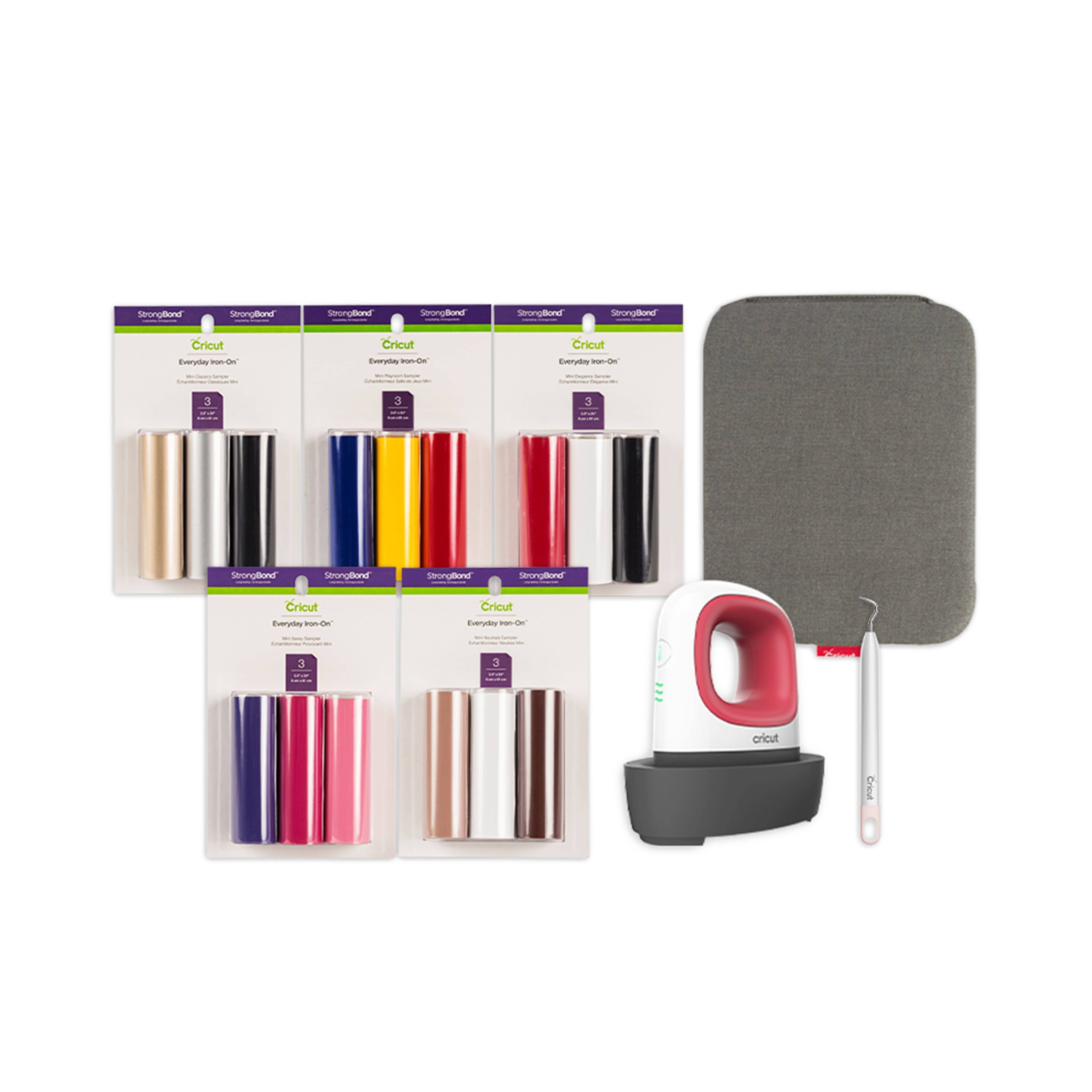 Cricut EasyPress Mini, Raspberry Essentials Bundle