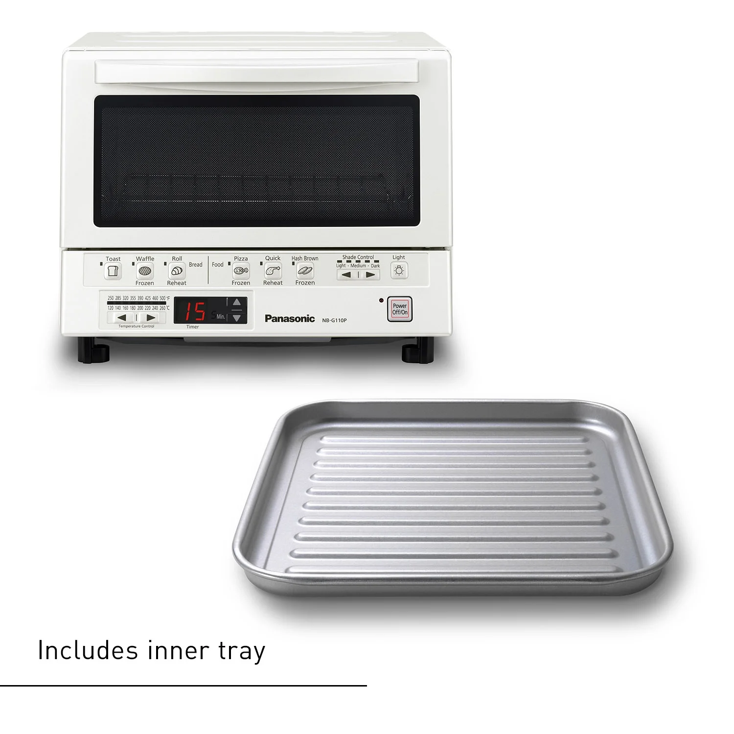 FlashXpress 1300 W 4-Slice Countertop Toaster Oven(White) - Image 5