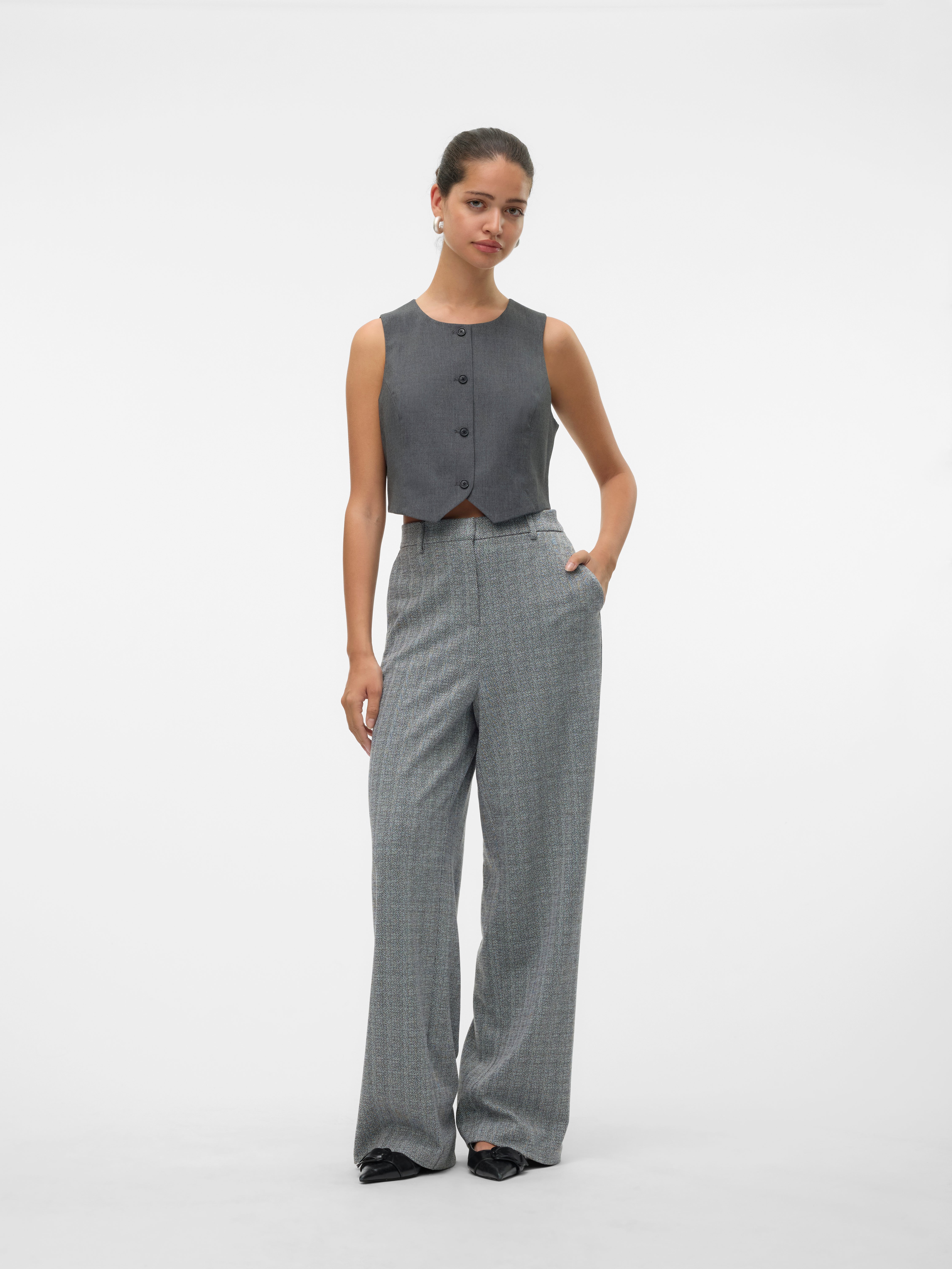 VERO MODA® VMSILVA Mid waist Trousers