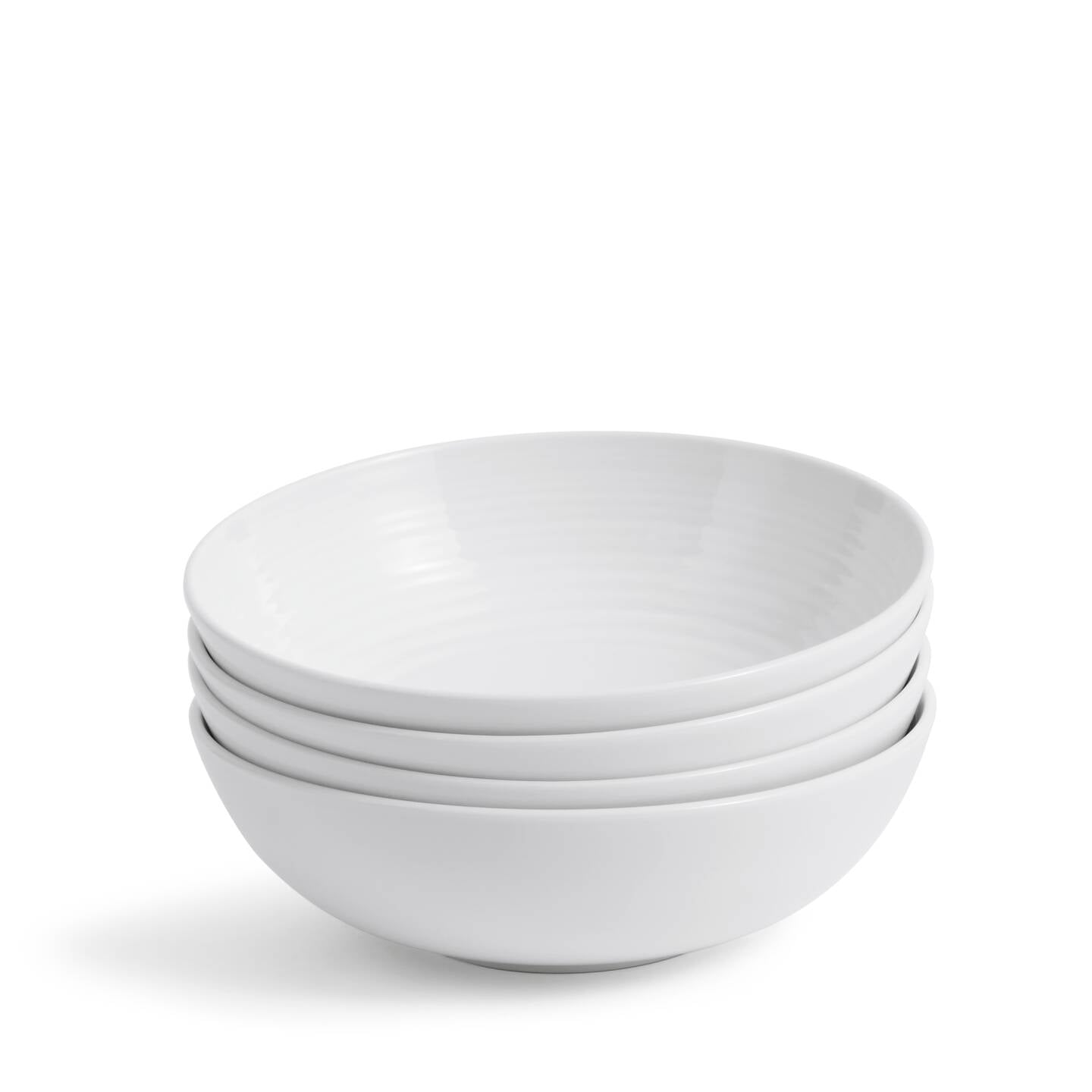 Gordon Ramsay Maze White Cereal Bowls, Set of 4