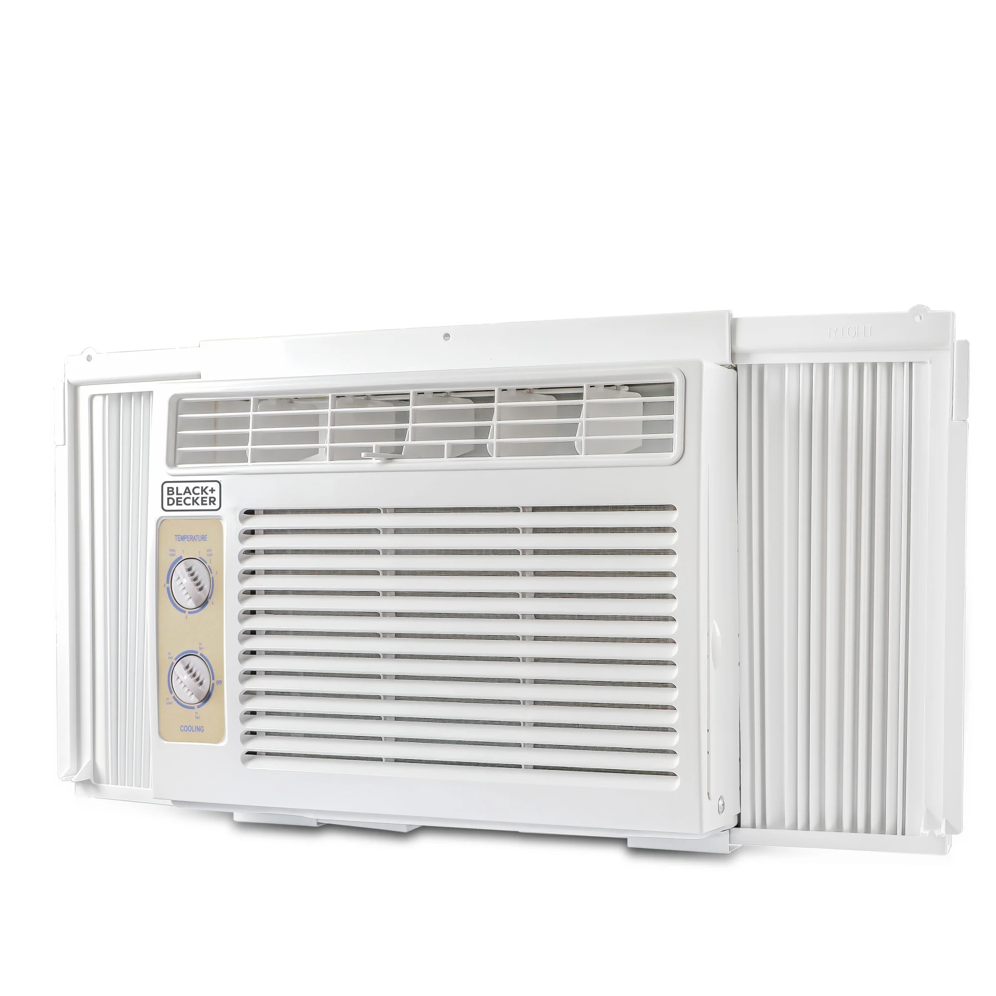 BLACK+DECKER BD05MWT6 Window Air Conditioner 5000 BTU, Cools up to 150 Square Feet, White