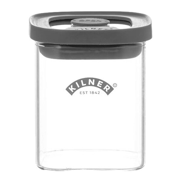 Fresh krydderkrukke 160 ml glass/grå