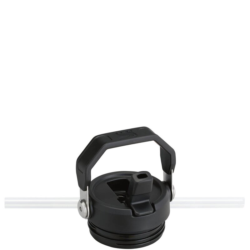 IceFlow Flip Straw Bottle 2.0 termoflaske 0,7L black 2.0
